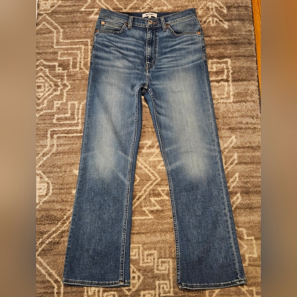 RE/DONE 70's Crop Boot Jeans